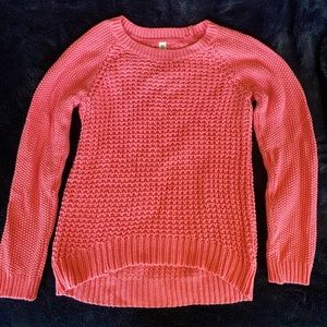 AEROPOSTALE Neon Pink MEDIUM Knit SWEATER